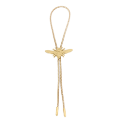 Alternative view of One Bee 003 + Leather Bolo Tie