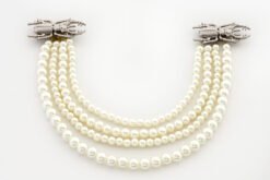 Two Maculi 009 + 4 Strings of Pearls - Plateado