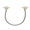 Two Bees 005 + Small Chain - Plateado