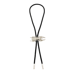Alternative view of One Maculi + Leather Bolo Tie 003