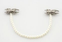 Two Maculi 007 + Small Pearls - Plateado