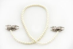 Two Maculi 008 + Small pearls - Plateado