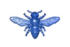 Abeja 001 Azul